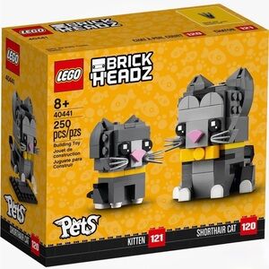 LEGO BrickHeadz Shorthair Cat and Kitten Set
